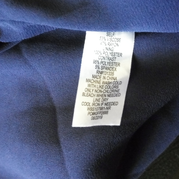 Socialite Blue Black Lace Trim Bodysuit Size XL - Picture 12 of 13